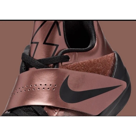 Nike Zoom KD 4 IV Metallic Copper Black Christmas Sneaker FZ5913-800 Men Sz 8 main image 7